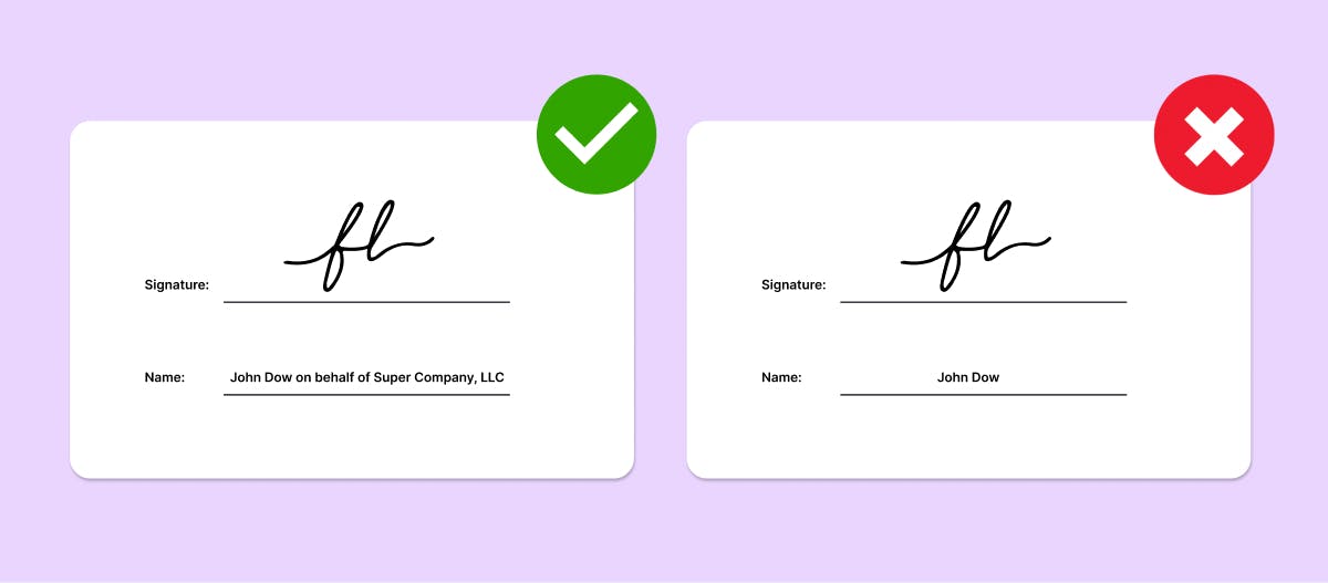 How to sign a contract as an LLC?